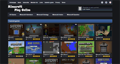 Desktop Screenshot of minecraftplayonline.net