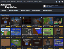 Tablet Screenshot of minecraftplayonline.net